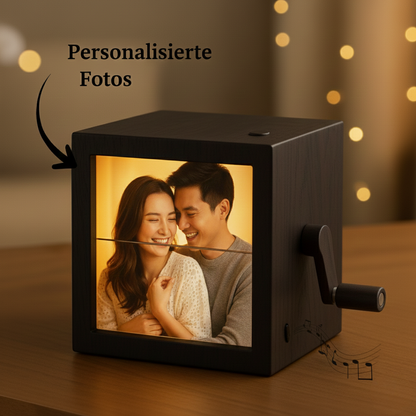 Personalisierte Foto Box mit Licht